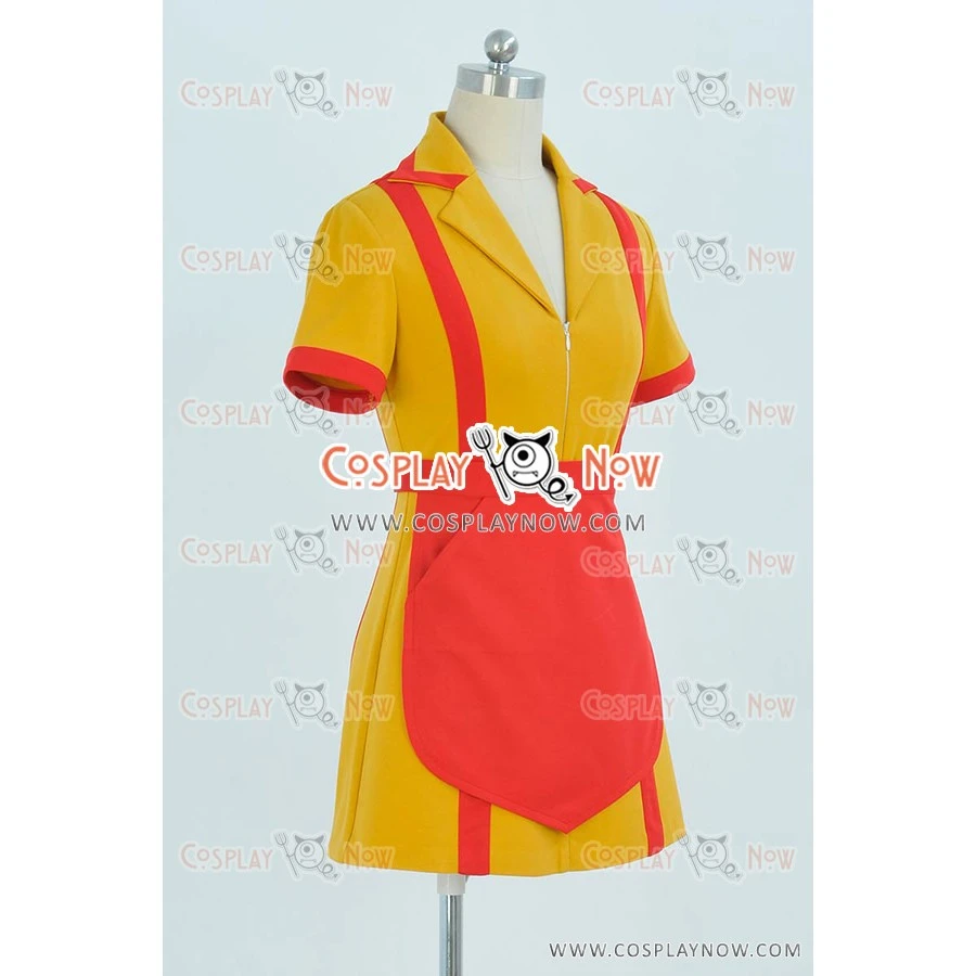 2 Broke Girls Max Black Caroline Wesbox Channing Cosplay Costume 4 2 Broke Girls Max Black Caroline Wesbox Channing Cosplay Costume - Image 2