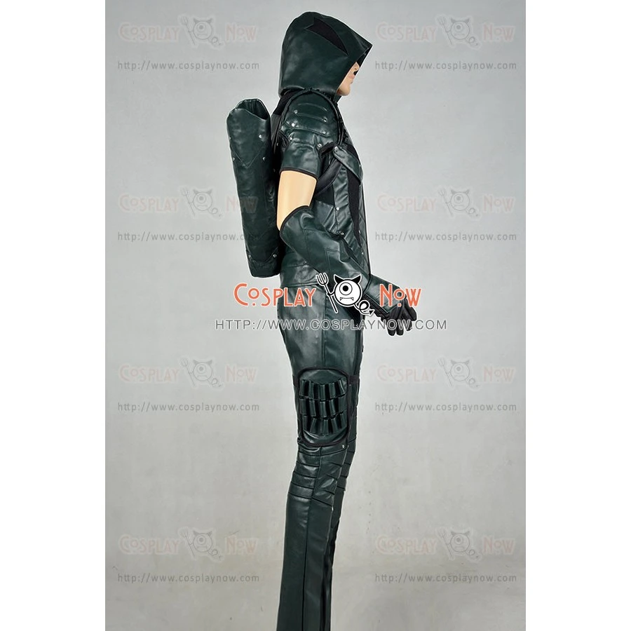 Arrow Season 4 Green Arrow Oliver Queen Cosplay Costume 7 Arrow Season 4 Green Arrow Oliver Queen Cosplay Costume - Image 5