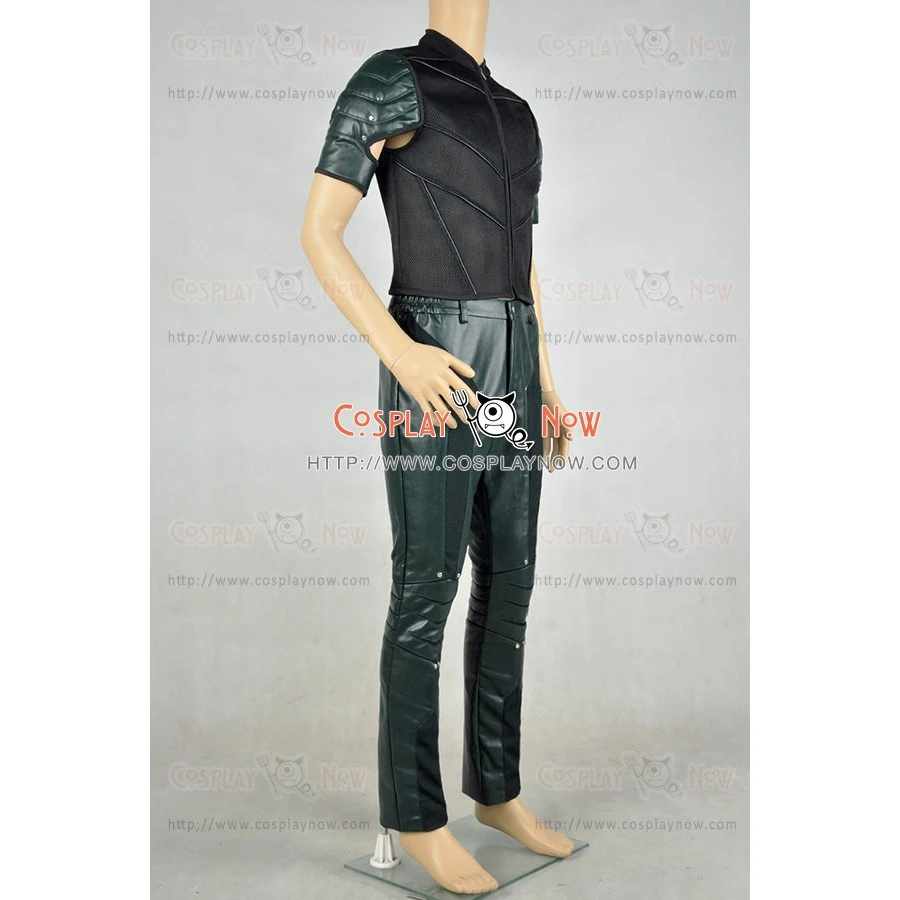 Arrow Season 4 Green Arrow Oliver Queen Cosplay Costume 13 Arrow Season 4 Green Arrow Oliver Queen Cosplay Costume - Image 11
