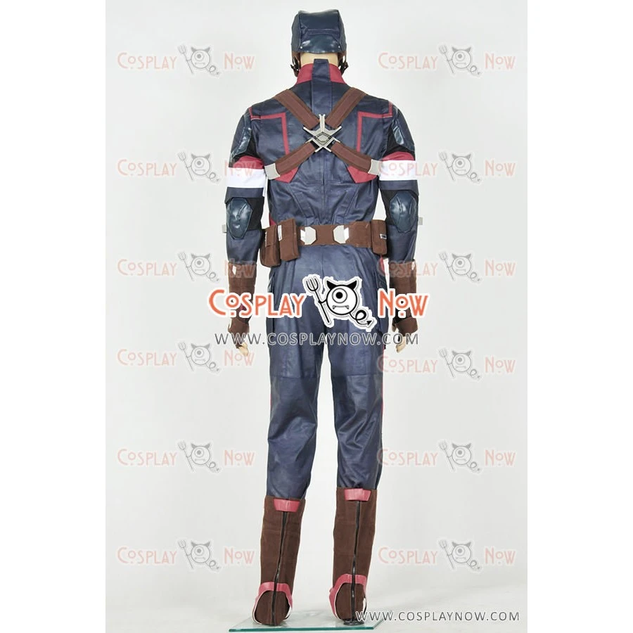 Avengers: Age Of Ultron Captain America Cosplay Costume 8 Avengers: Age Of Ultron Captain America Cosplay Costume - Image 6