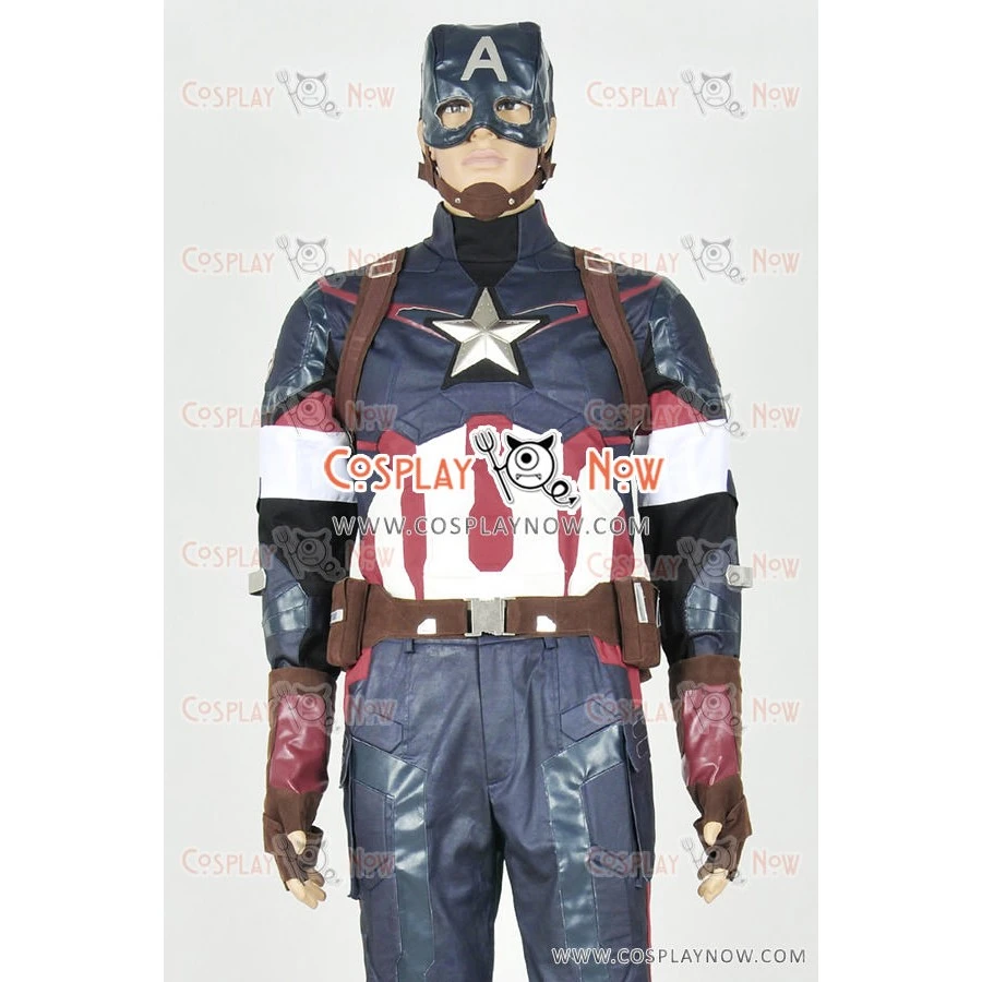 Avengers: Age Of Ultron Captain America Cosplay Costume 15 Avengers: Age Of Ultron Captain America Cosplay Costume - Image 13