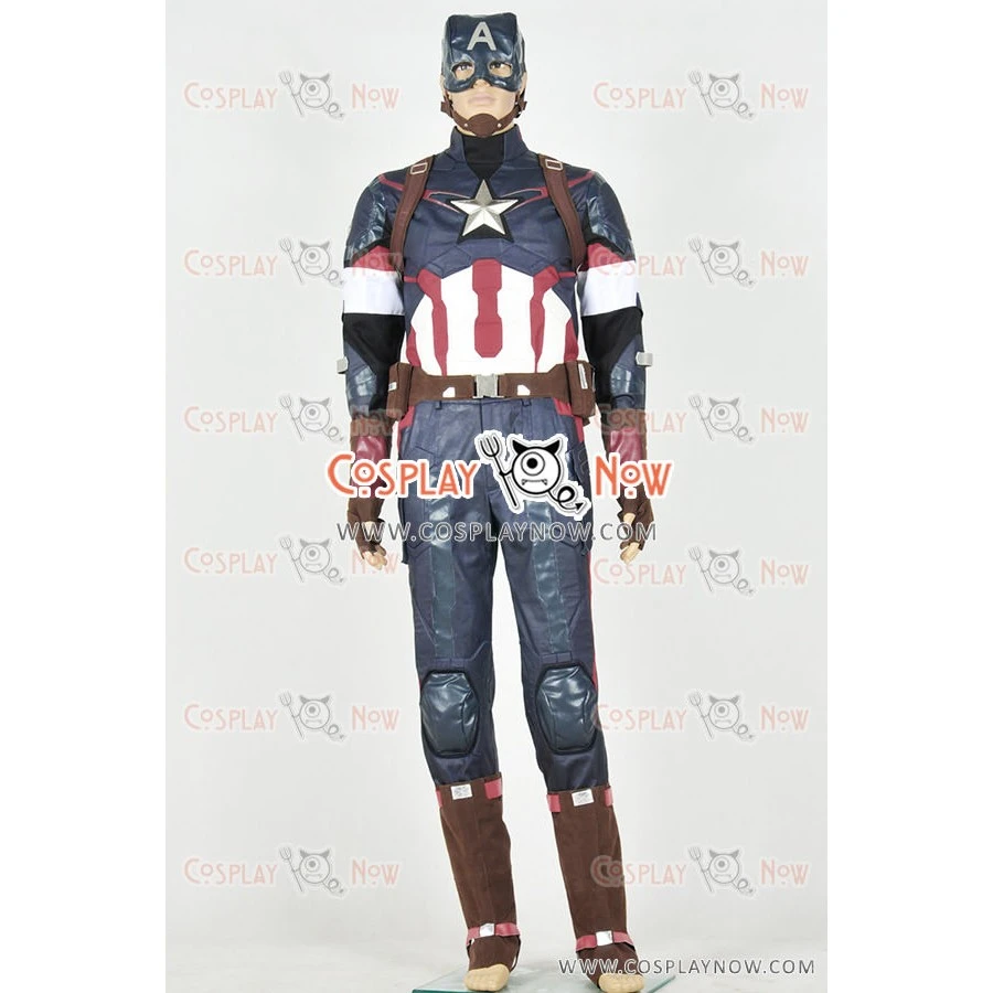 Avengers: Age Of Ultron Captain America Cosplay Costume 3 Avengers: Age Of Ultron Captain America Cosplay Costume
