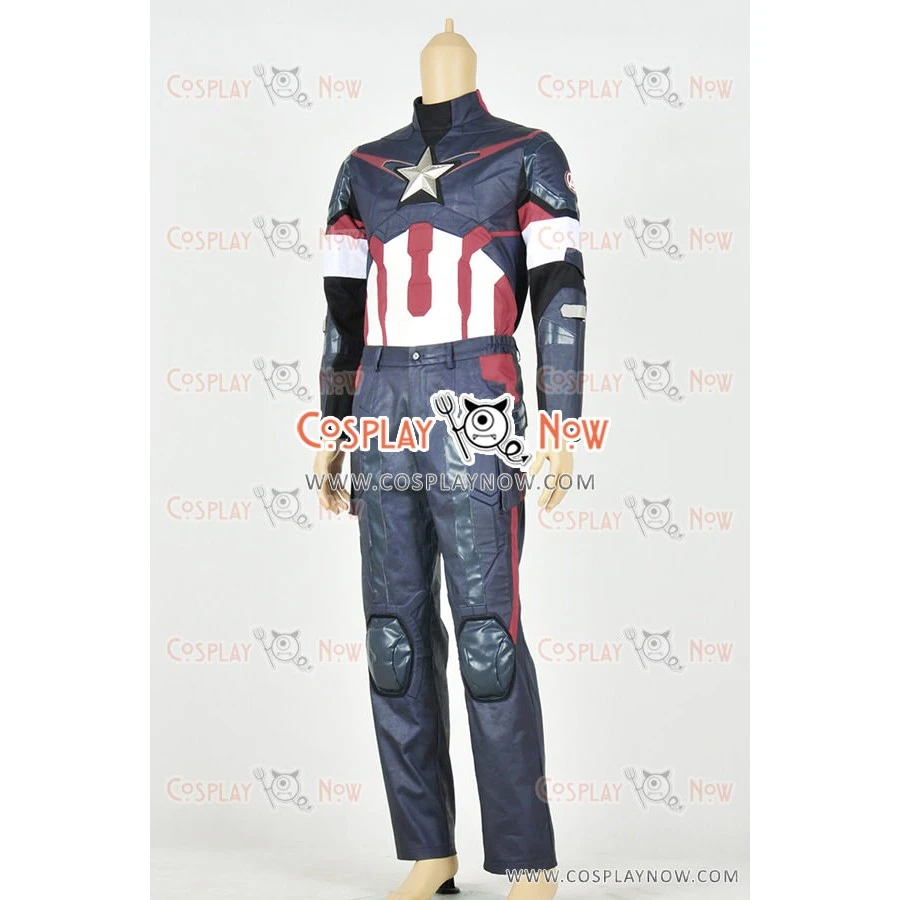 Avengers: Age Of Ultron Captain America Cosplay Costume 13 Avengers: Age Of Ultron Captain America Cosplay Costume - Image 11