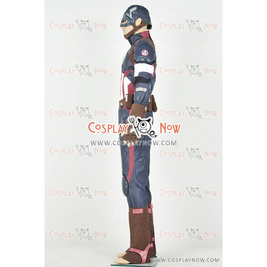 Avengers: Age Of Ultron Captain America Cosplay Costume 6 Avengers: Age Of Ultron Captain America Cosplay Costume - Image 4