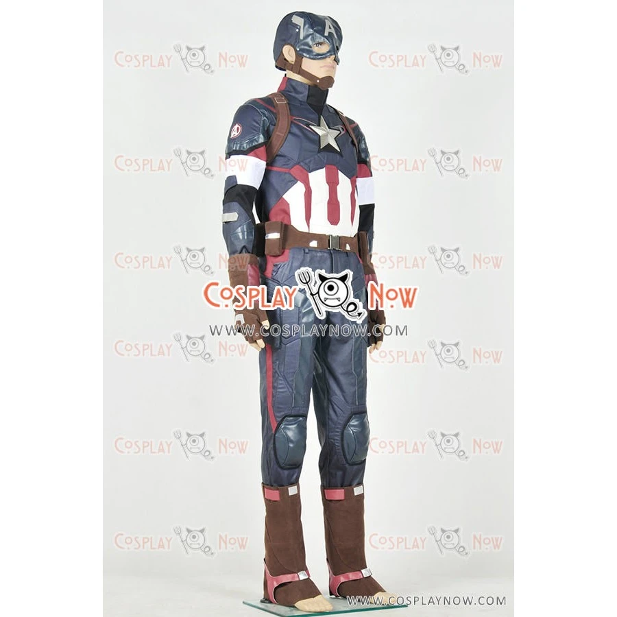 Avengers: Age Of Ultron Captain America Cosplay Costume 4 Avengers: Age Of Ultron Captain America Cosplay Costume - Image 2