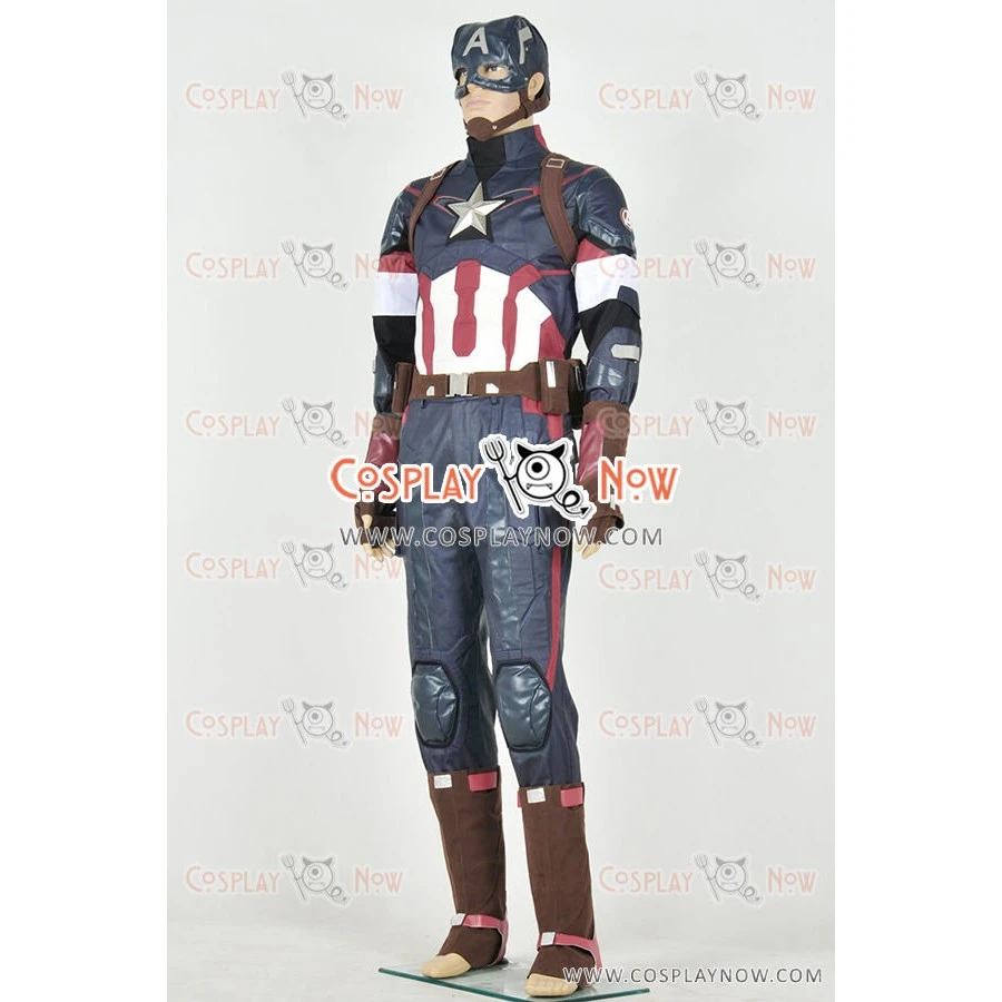 Avengers: Age Of Ultron Captain America Cosplay Costume 7 Avengers: Age Of Ultron Captain America Cosplay Costume - Image 5