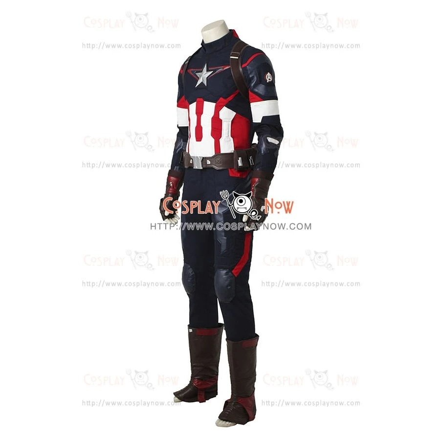 Avengers Age Of Ultron Cosplay Captain America Costume 5 Avengers Age Of Ultron Cosplay Captain America Costume - Image 3