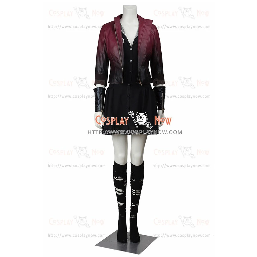 Avengers: Age Of Ultron Cosplay Scarlet Witch Costume 3 Avengers: Age Of Ultron Cosplay Scarlet Witch Costume