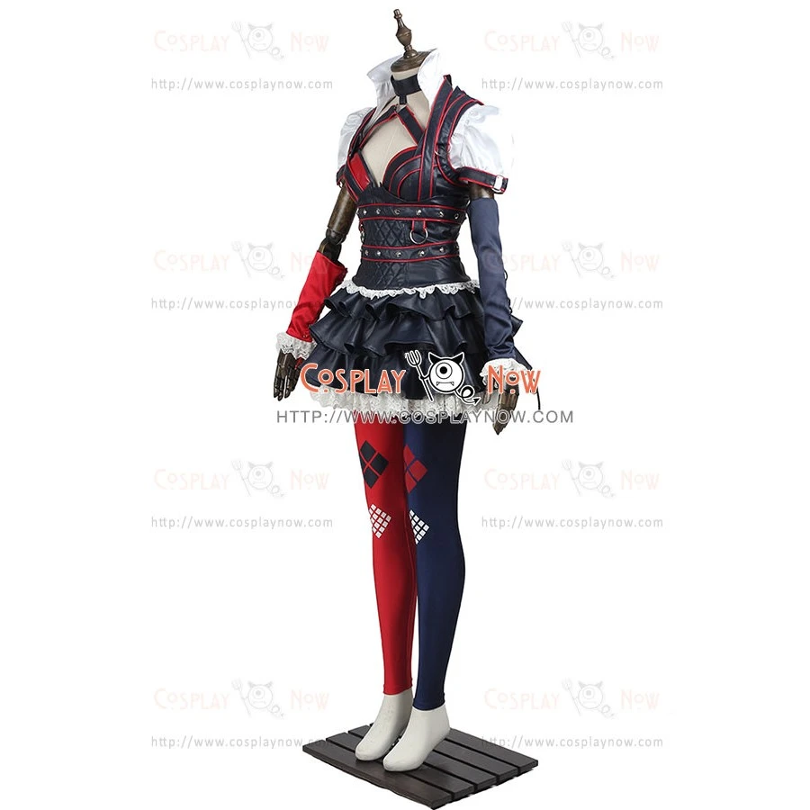 Batman Arkham Knight Harley Quinn Cosplay Costume Uniform 4 Batman Arkham Knight Harley Quinn Cosplay Costume Uniform - Image 2