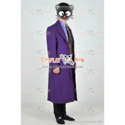Batman Cosplay The Joker Costume Purple Trench Coat -Halloween Shop batman cosplay the joker costume purple trench coat hc10132 345