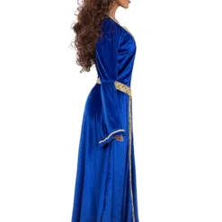 Blue Medieval Princess Costume For Women -Halloween Shop blue medieval princess costume for women 2