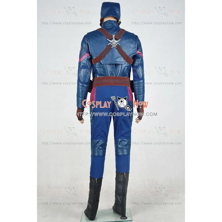 Captain America 3 Civil War Steve Rogers Cosplay Costume 8 Captain America 3 Civil War Steve Rogers Cosplay Costume - Image 6