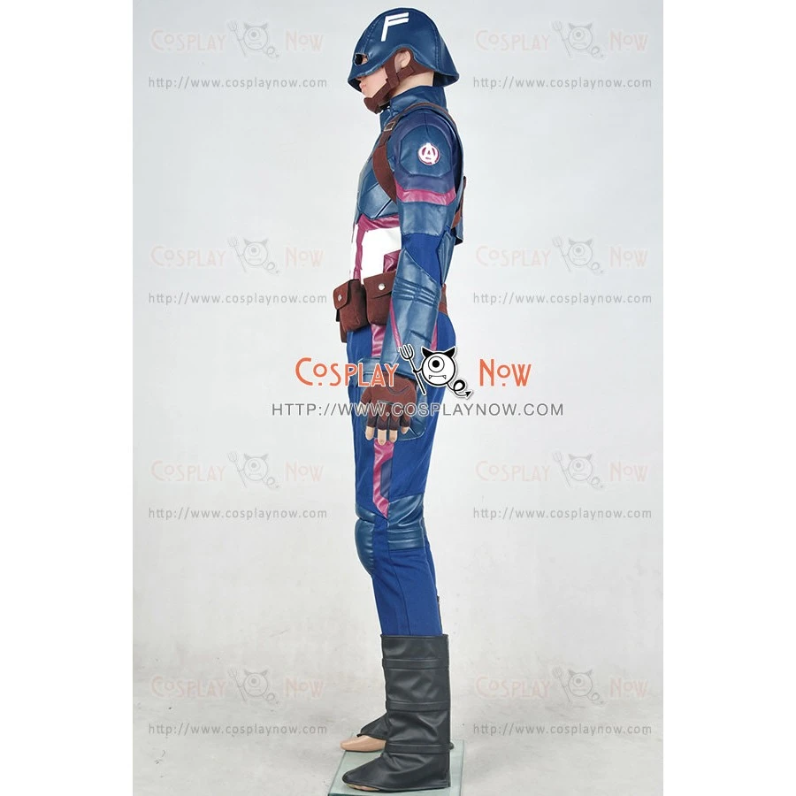 Captain America 3 Civil War Steve Rogers Cosplay Costume 6 Captain America 3 Civil War Steve Rogers Cosplay Costume - Image 4