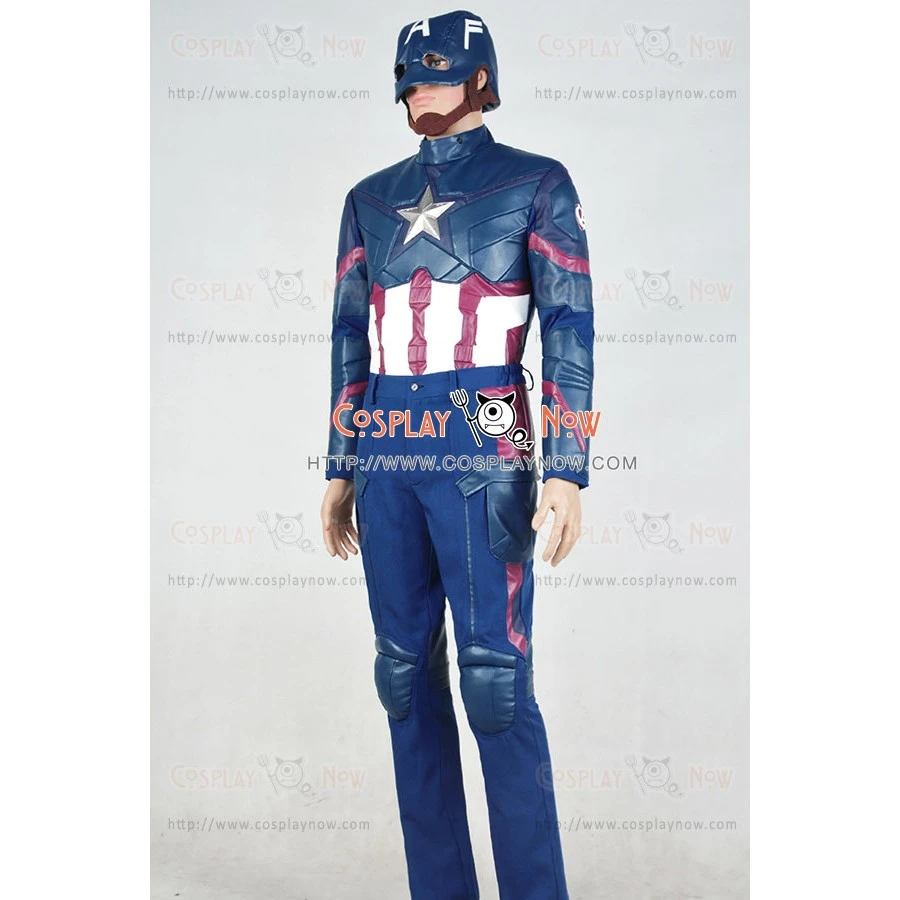Captain America 3 Civil War Steve Rogers Cosplay Costume 10 Captain America 3 Civil War Steve Rogers Cosplay Costume - Image 8