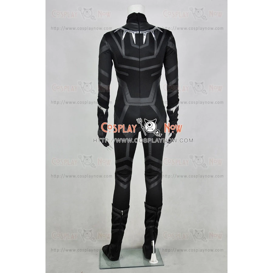 Captain America Civil War Black Panther Cosplay Costume 6 Captain America Civil War Black Panther Cosplay Costume - Image 4