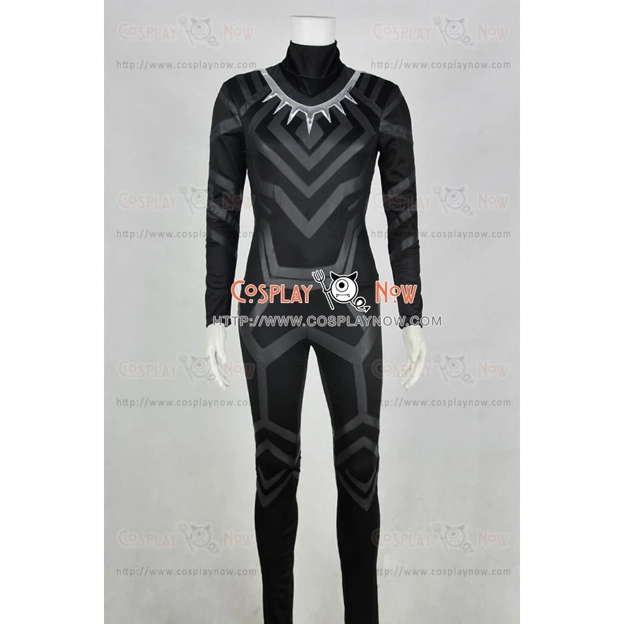 Captain America Civil War Black Panther Cosplay Costume 7 Captain America Civil War Black Panther Cosplay Costume - Image 5