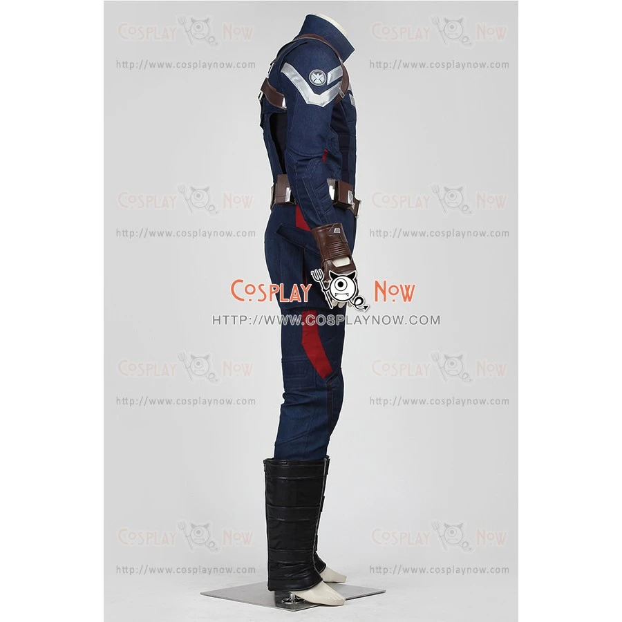 Captain America The Winter Soldier Cosplay Steve Rogers Costume 4 Captain America The Winter Soldier Cosplay Steve Rogers Costume - Image 2