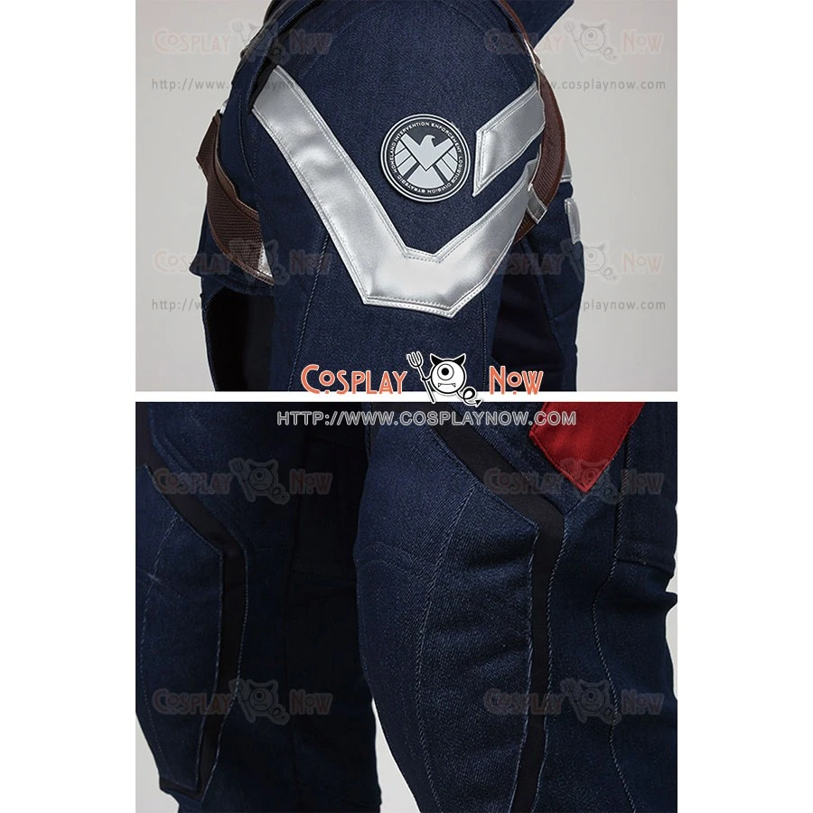 Captain America The Winter Soldier Cosplay Steve Rogers Costume 8 Captain America The Winter Soldier Cosplay Steve Rogers Costume - Image 6