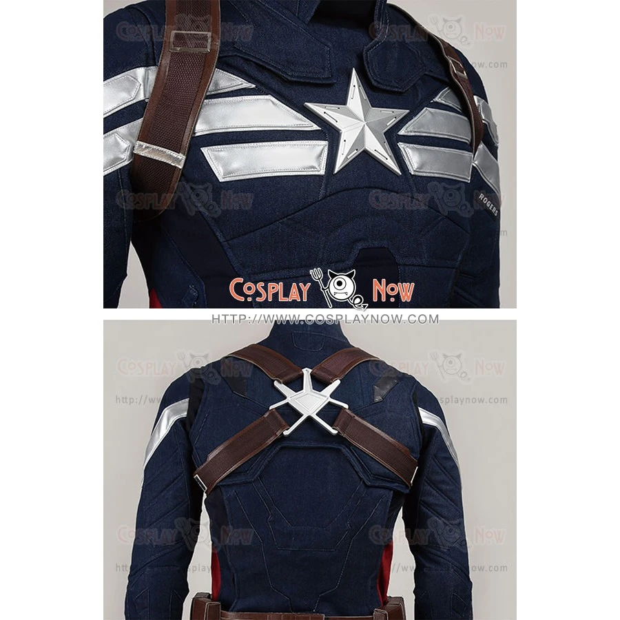 Captain America The Winter Soldier Cosplay Steve Rogers Costume 7 Captain America The Winter Soldier Cosplay Steve Rogers Costume - Image 5