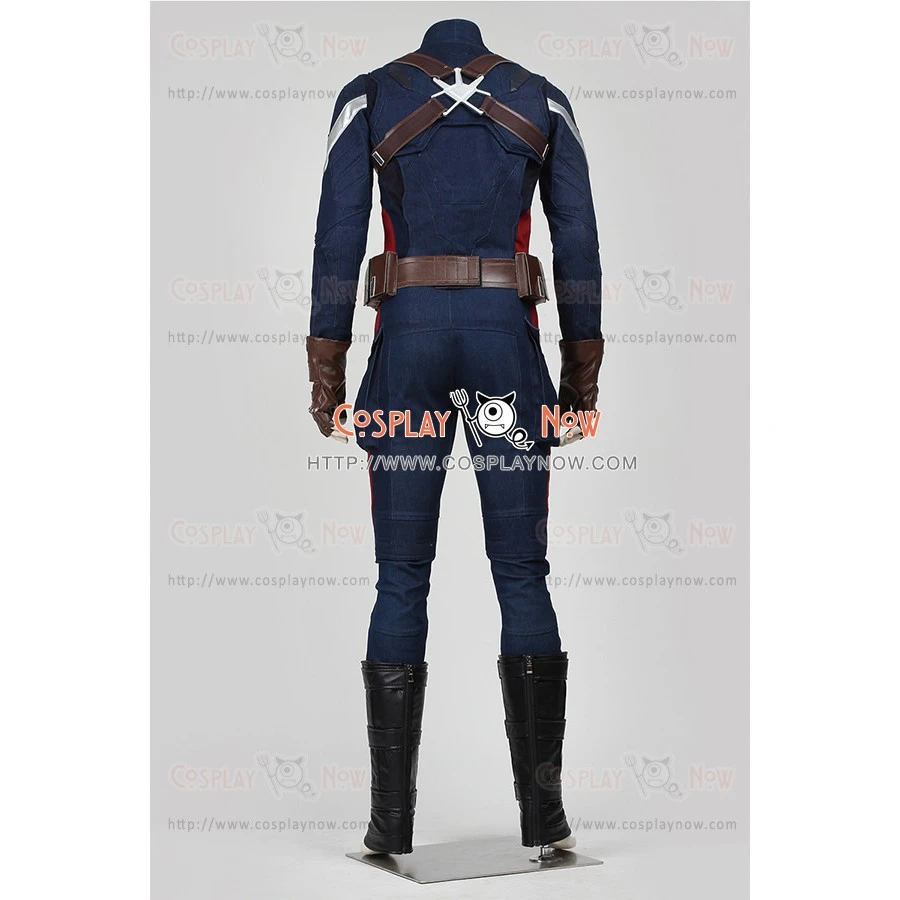 Captain America The Winter Soldier Cosplay Steve Rogers Costume 6 Captain America The Winter Soldier Cosplay Steve Rogers Costume - Image 4