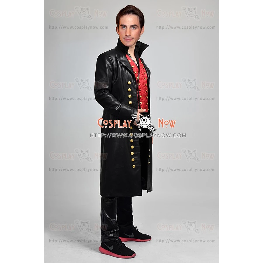 Captain Hook Killian Jones Costume For Once Upon A Time Cosplay 4 Captain Hook Killian Jones Costume For Once Upon A Time Cosplay - Image 2