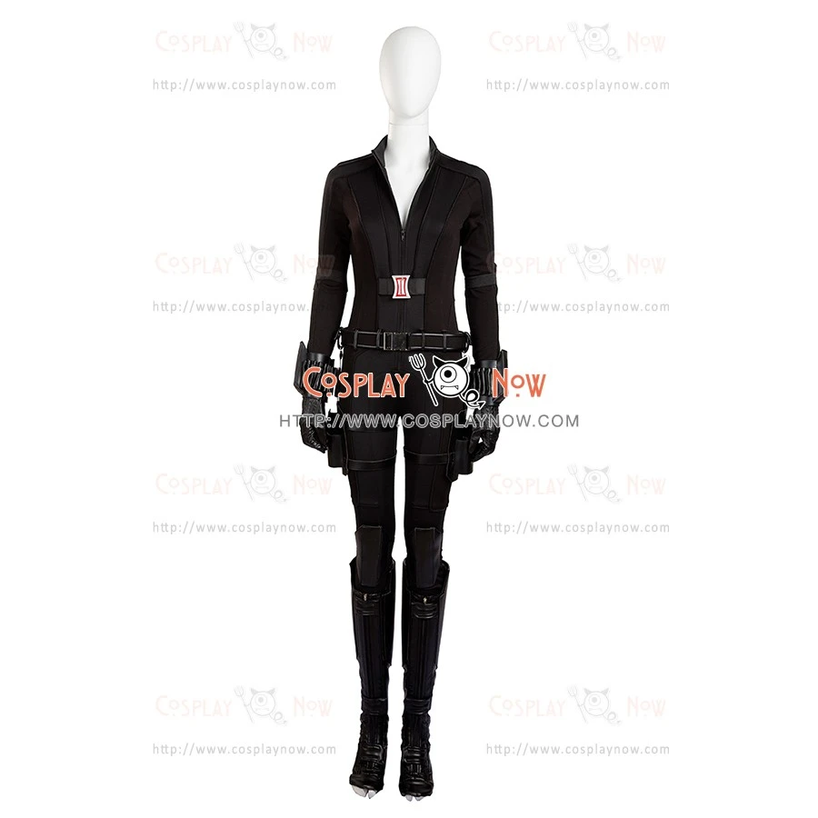 Civil War Natasha Romanoff Black Widow Costume For Captain America 3 Cosplay 4 Civil War Natasha Romanoff Black Widow Costume For Captain America 3 Cosplay - Image 2