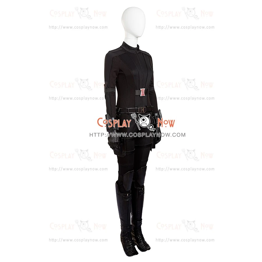 Civil War Natasha Romanoff Black Widow Costume For Captain America 3 Cosplay 5 Civil War Natasha Romanoff Black Widow Costume For Captain America 3 Cosplay - Image 3