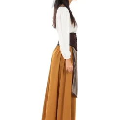 Classic Medieval Peasant Costume For Women Plus Size -Halloween Shop classic medieval peasant costume for women plus size 3