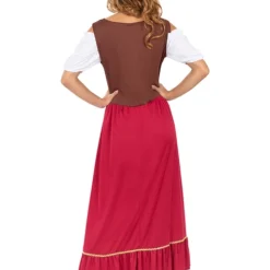Classic Medieval Tavern Innkeeper Costume For Women Plus Size -Halloween Shop classic medieval tavern innkeeper costume for women plus size 2