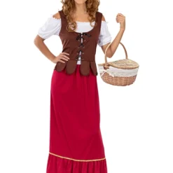 Classic Medieval Tavern Innkeeper Costume For Women Plus Size