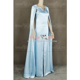 Daenerys Targaryen Costume For Game Of Thrones Season 5 Cosplay Blue Dress 6 Daenerys Targaryen Costume For Game Of Thrones Season 5 Cosplay Blue Dress - Image 4