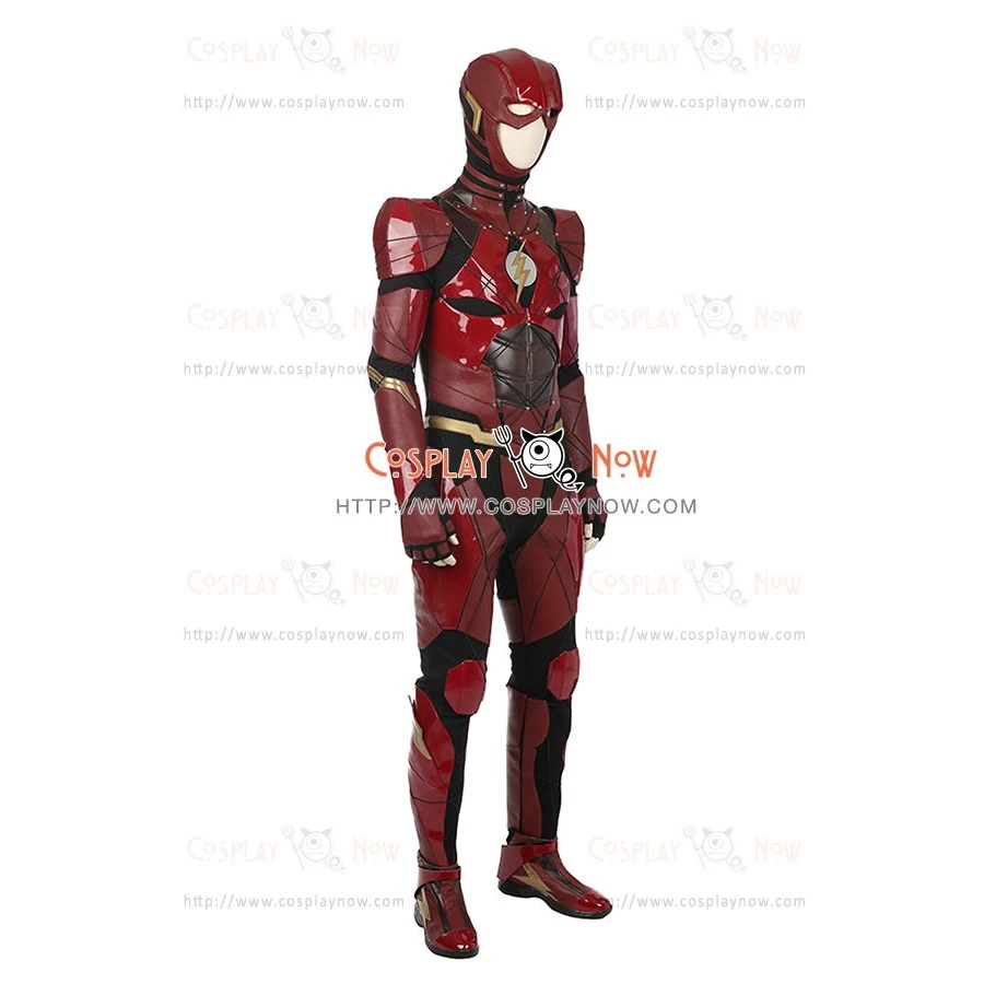 DC Justice League The Flash Barry Allen Cosplay Costume 4 DC Justice League The Flash Barry Allen Cosplay Costume - Image 2