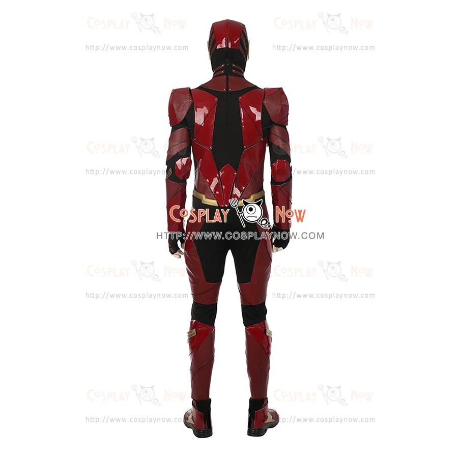 DC Justice League The Flash Barry Allen Cosplay Costume 6 DC Justice League The Flash Barry Allen Cosplay Costume - Image 4