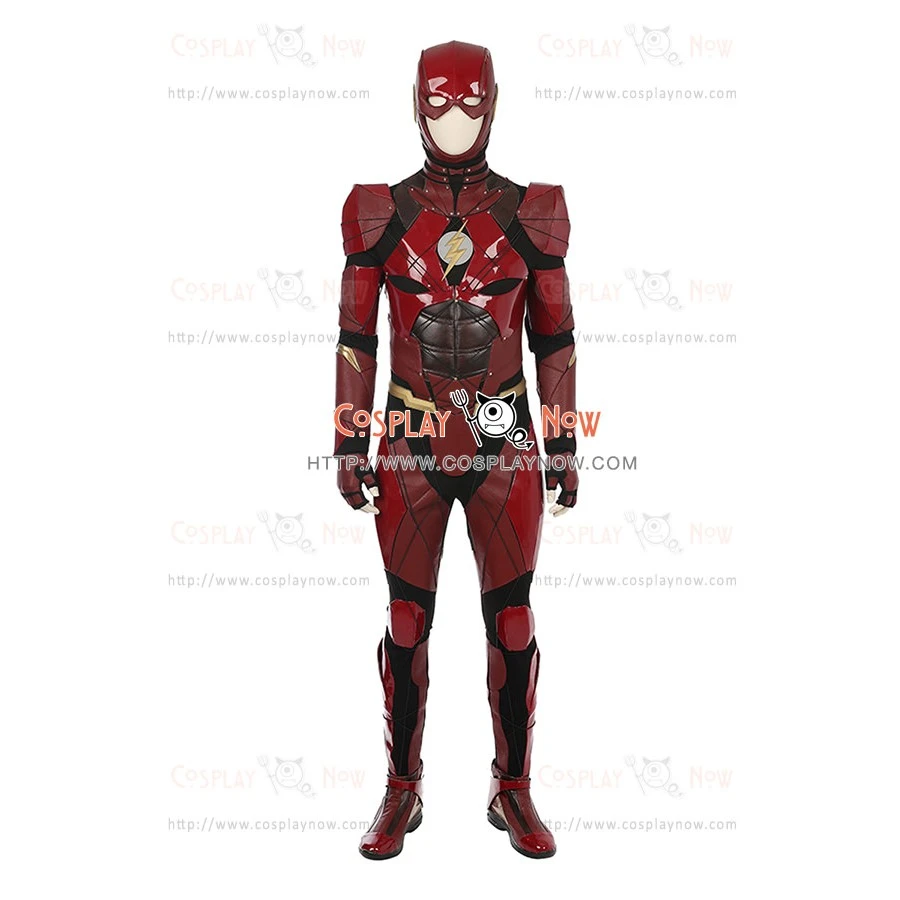 DC Justice League The Flash Barry Allen Cosplay Costume 3 DC Justice League The Flash Barry Allen Cosplay Costume