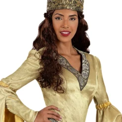 Deluxe Lady Guinevere Costume For Women -Halloween Shop deluxe lady guinevere costume for women 2