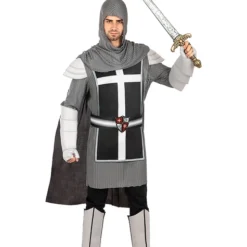Deluxe Medieval Knight Costume For Men -Halloween Shop deluxe medieval knight costume for men 1