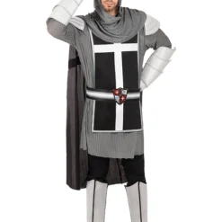 Deluxe Medieval Knight Costume For Men -Halloween Shop deluxe medieval knight costume for men 2