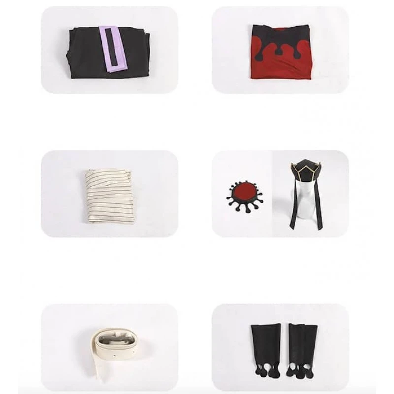 Demon Slayer Doma Kimono Cosplay Costume 6 Demon Slayer Doma Kimono Cosplay Costume - Image 4