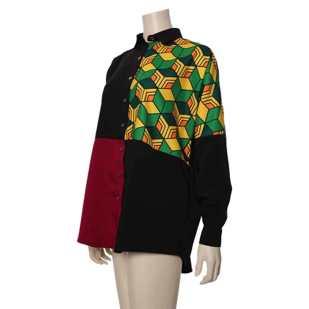 Demon Slayer Giyu Tomioka Shirt Cosplay Costume 5 Demon Slayer Giyu Tomioka Shirt Cosplay Costume - Image 3