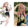 Demon Slayer Mitsuri Kanroji Cosplay Swim Costume 1 Demon Slayer Mitsuri Kanroji Cosplay Swim Costume -Halloween Shop demon slayer mitsuri kanroji cosplay swim costume cc 00776 00078 01cs 3d4