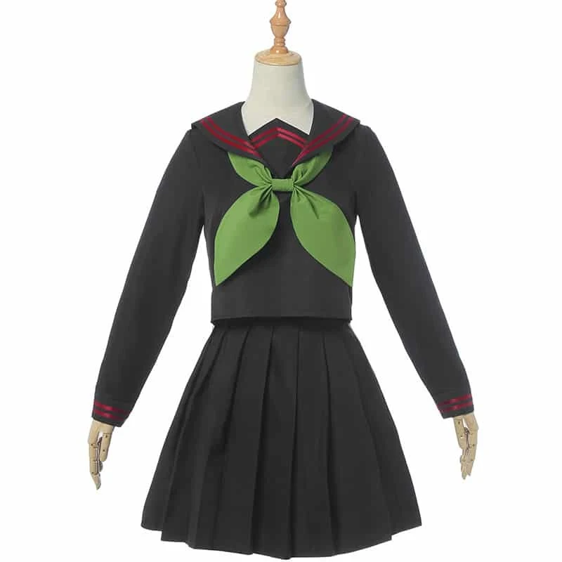 Demon Slayer Nezuko Kamado Uniform Cosplay Costume 3 Demon Slayer Nezuko Kamado Uniform Cosplay Costume
