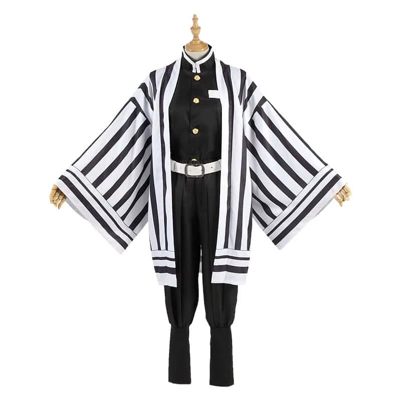 Demon Slayer Obanai Iguro Cosplay Costume 4 Demon Slayer Obanai Iguro Cosplay Costume - Image 2