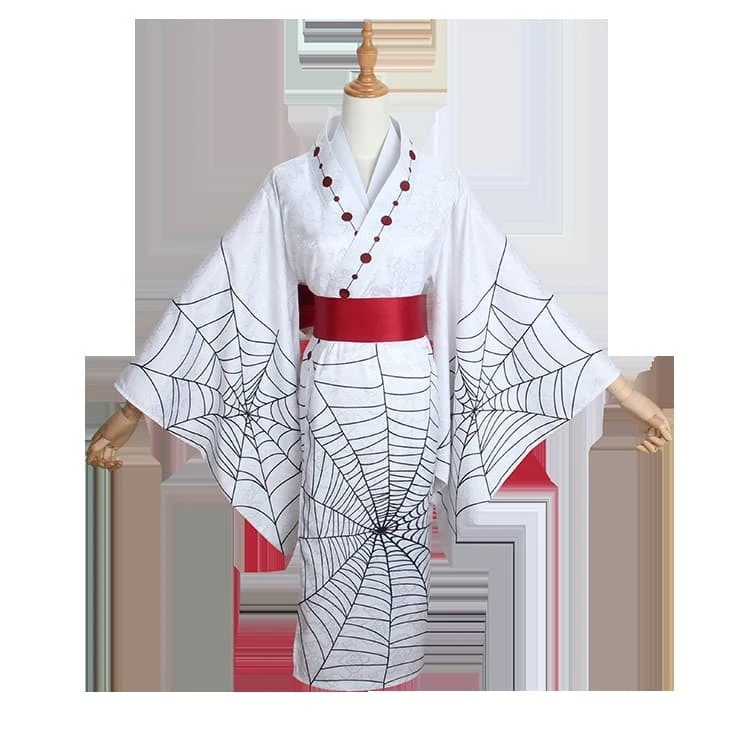 Demon Slayer Rui Kimono Cosplay Costume 3 Demon Slayer Rui Kimono Cosplay Costume