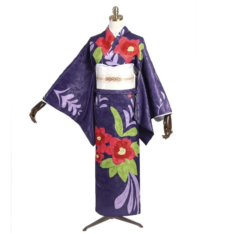 Demon Slayer Yushiro Kimono Cosplay Costume 4 Demon Slayer Yushiro Kimono Cosplay Costume - Image 2
