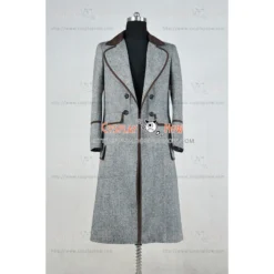 Doctor Who 4th Fourth Dr Tom Baker Cosplay Costume Gray