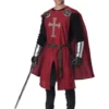 Elegant Medieval Knight Costume For Men -Halloween Shop elegant medieval knight costume for men