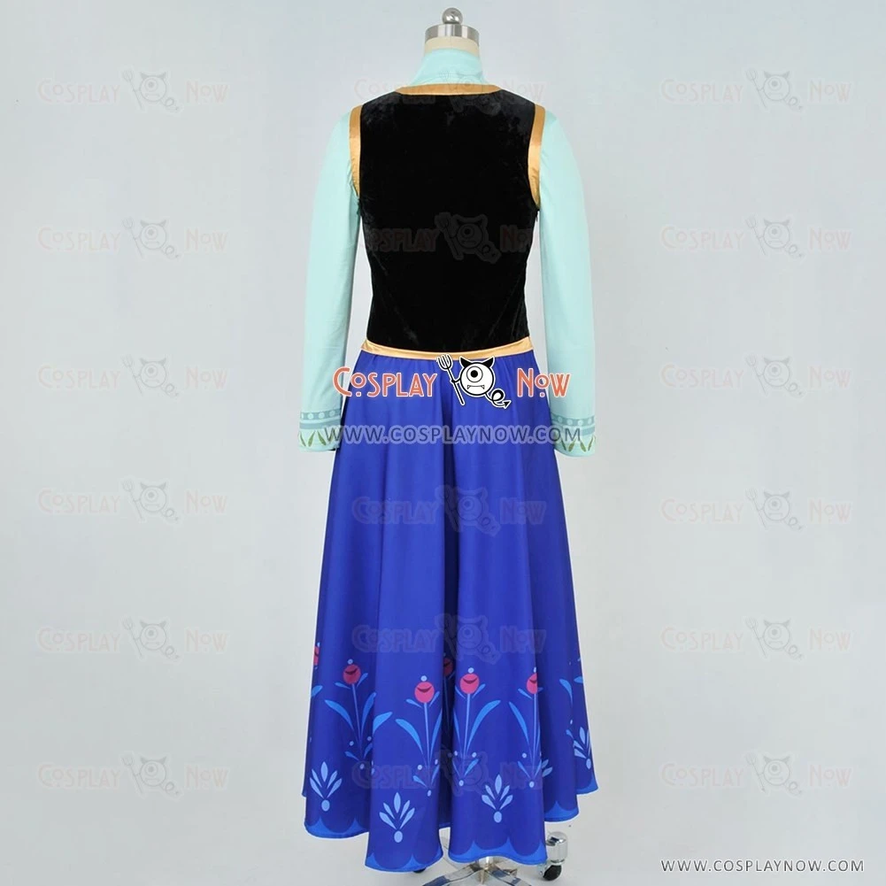 Frozen The Snow Queen Cosplay Princess Anna Costume 10 Frozen The Snow Queen Cosplay Princess Anna Costume - Image 8