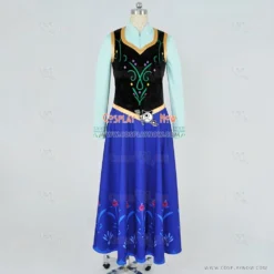 Frozen The Snow Queen Cosplay Princess Anna Costume 17 Frozen The Snow Queen Cosplay Princess Anna Costume -Halloween Shop frozen the snow queen cosplay princess anna costume cnad051 1003 3 479