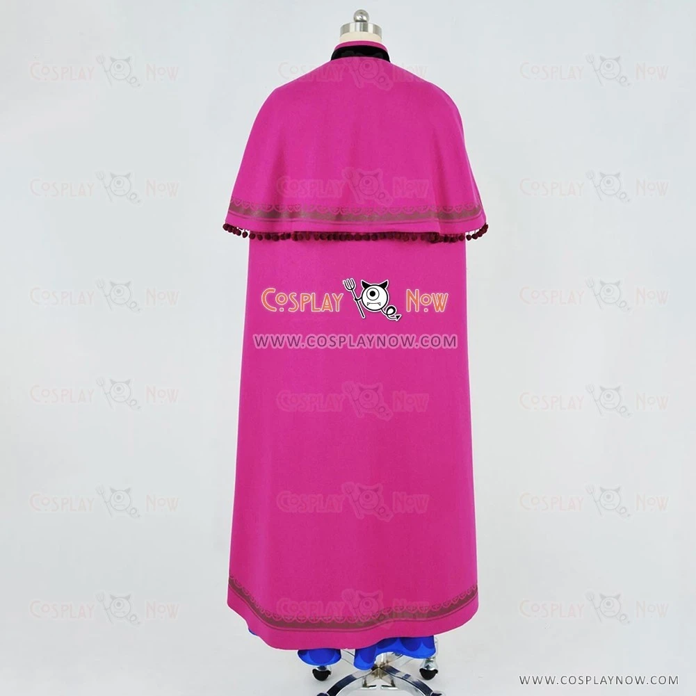 Frozen The Snow Queen Cosplay Princess Anna Costume 8 Frozen The Snow Queen Cosplay Princess Anna Costume - Image 6