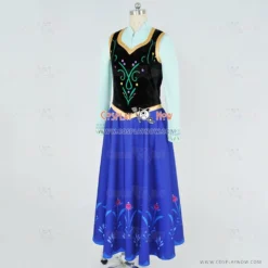Frozen The Snow Queen Princess Anna Cosplay Costume 12 Frozen The Snow Queen Princess Anna Cosplay Costume -Halloween Shop frozen the snow queen princess anna cosplay costume ad051 1003 2 1bf